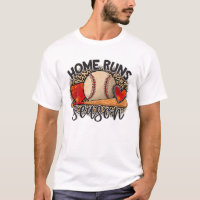 Home Runs Season Baseball Mom Game Day Leopard Mot