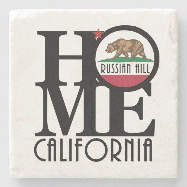HOME Russian Hill Stone Coaster (Front)