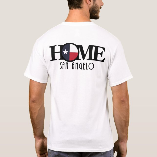 HOME San Angelo (Back print) T-Shirt (Back)