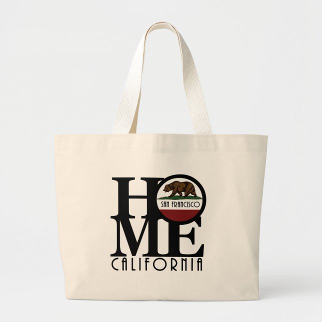 HOME San Francisco Large Tote Bag (Front)