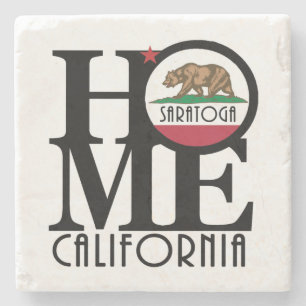 HOME Saratoga California Stone Coaster