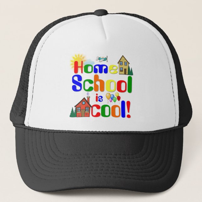 HOME SCHOOL TRUCKER HAT (Front)