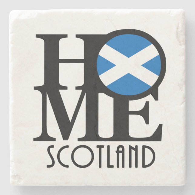 HOME Scotland Stone Coaster (Front)