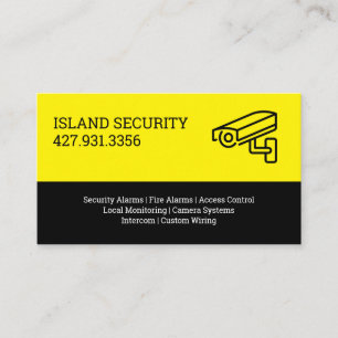 Home Security Company Business Card