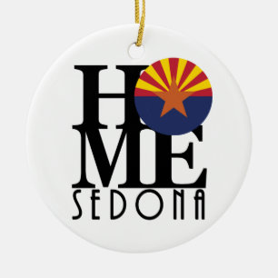 HOME Sedona Arizona Ceramic Ornament