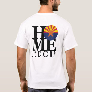 HOME Sedona AZ (back print) T-Shirt