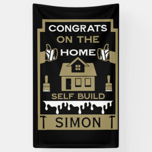 Home Self Build Congratulation Banner