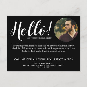 Home Selling steps spring checklist Agent Card