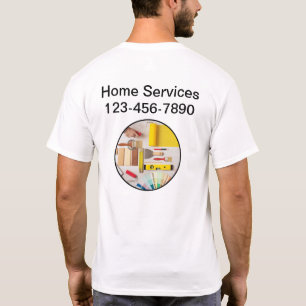 Home Services Business Logo Work Shirts