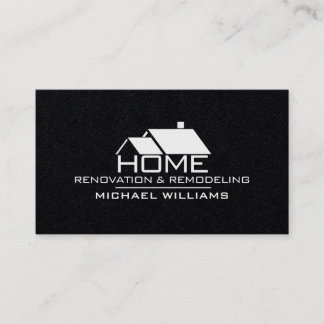 Home services house inspired  business card