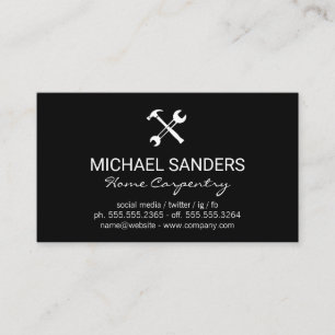 Home Services Repair   Hardware Tools Business Card