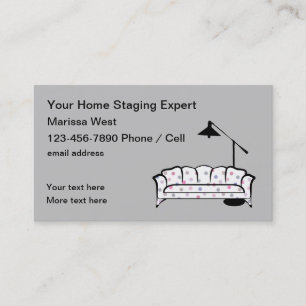 Home Staging And Accessories Business Card
