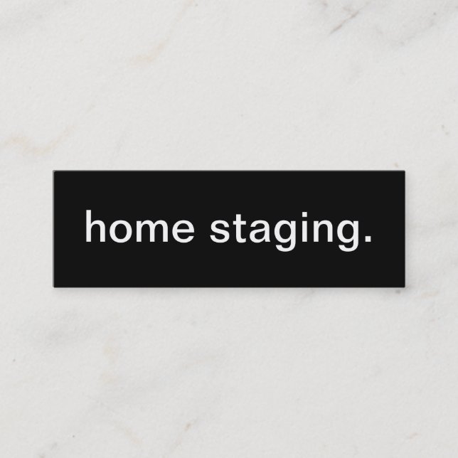 Home Staging Business Card (Front)