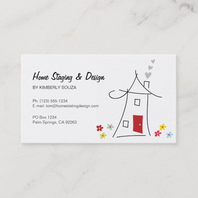 Home Staging / Real Estate Business Cards (Front)