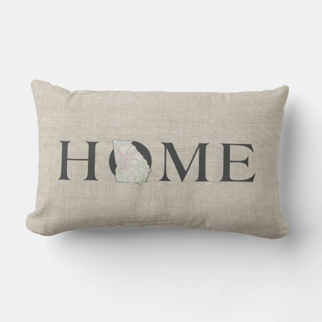 HOME State Georgia Lumbar Pillow (Front)