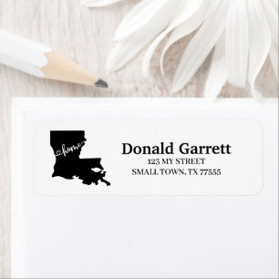 Home State Outline Heart Louisiana Adresse