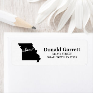 Home State Outline Heart Missouri Adresse