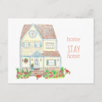 Home Stay Home Social Distancing Note