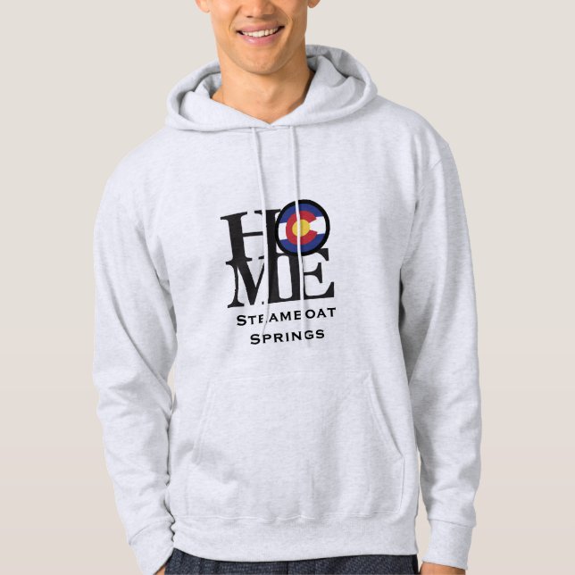 HOME Steamboat Springs Colorado Hoodie (Front)