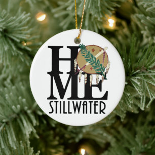 HOME Stillwater Oklahoma Ceramic Ornament