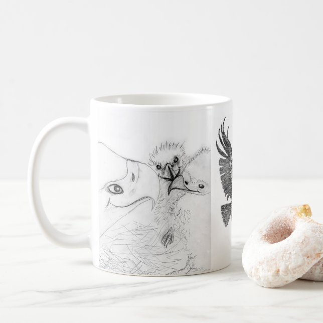 HOME STORY OF OUR FAMILY TREE HARRIET M15 E7 + E8 COFFEE MUG (With Donut)