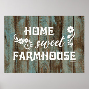 HOME SWEET FARMHOUSE POSTER