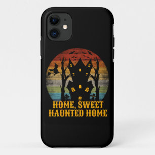 HOME SWEET HAUNTED HOME funny halloween            iPhone 11 Case