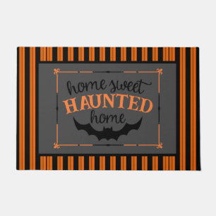 Home Sweet Haunted Home Halloween Doormat