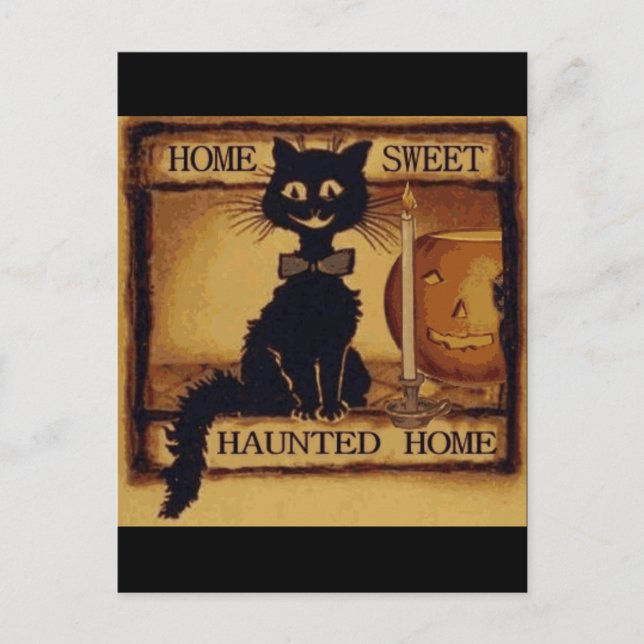 Home Sweet Haunted Home Postcard (Front)