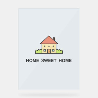 Home Sweet Home Acrylic Sign