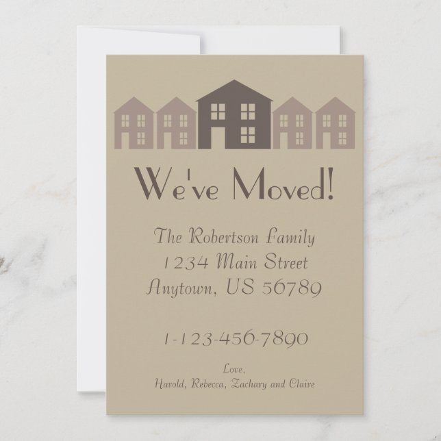 Home Sweet Home Announcement (Front)