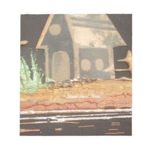 Home Sweet Home Art Print Notepad