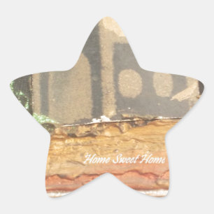 Home Sweet Home Art Print Star Sticker
