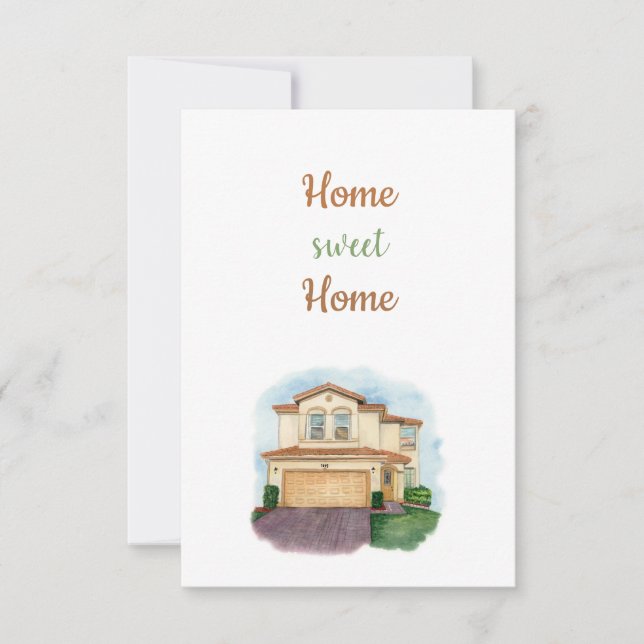 Home Sweet Home Card (Front)