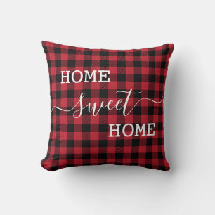 Home sweet home Christmas Throw Pillow