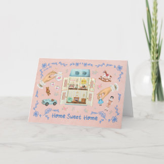 Home Sweet Home Dollhouse Dream Card
