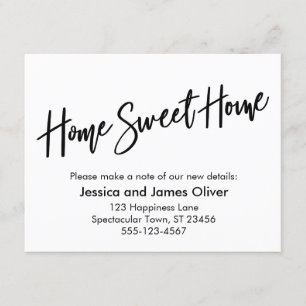 Home Sweet Home Faire-part d'écriture moderne