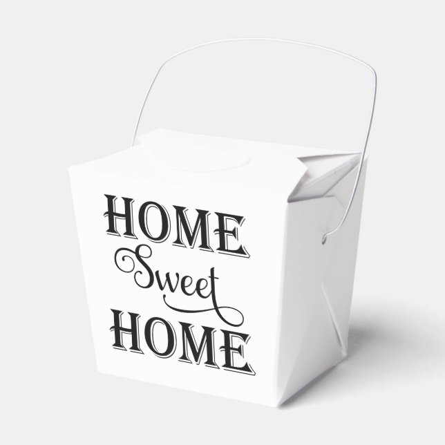 Home Sweet Home Favor Box (Front Side)