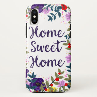 Home Sweet Home Floral Reef. iPhone XS Case