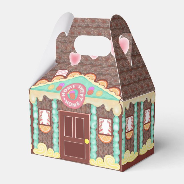 Home Sweet Home gable favour box (Front Side)