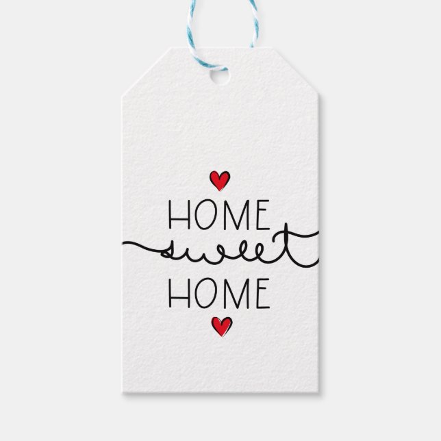home sweet home Gift Tags (Front)