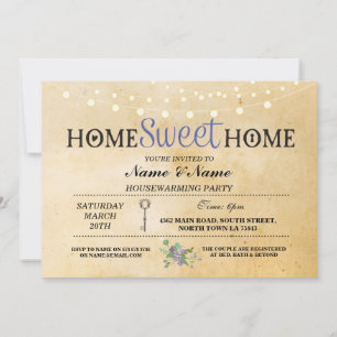 Home Sweet Home Houseréchauffe Party Invitation cl