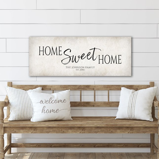 Home Sweet Home Housewarming  Canvas Print (Creator Uploaded)