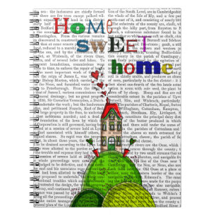 Home Sweet Home Illustration Notebook