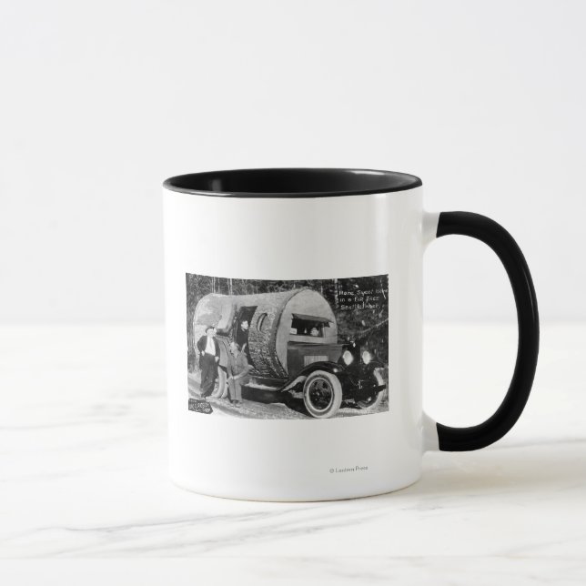 Home Sweet Home in a Fir Tree Mug (Right)
