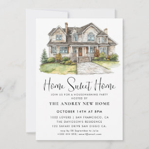 Home Sweet Home Invitation