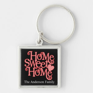 Home Sweet Home Large (2.00") Premium Square Keych Keychain