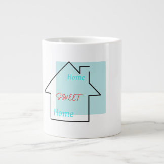 home sweet home large coffee mug