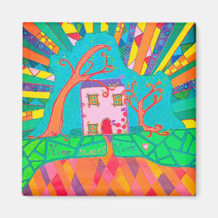Home sweet home magnet