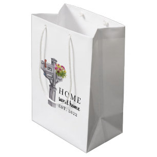 Home Sweet Home Mailbox Gift Bag